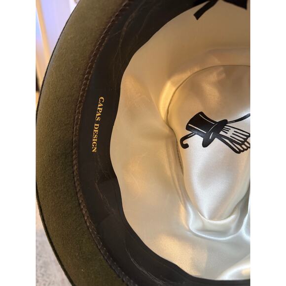 Untouchable Fedora Vintage Fur Felt Style Hat – Brown – Fits L/XL - Picture 5 of 13